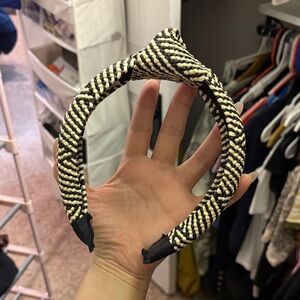 Raffia Top Knot Headband
